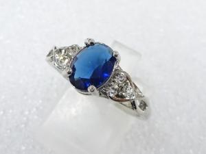 色石　指輪(18号)